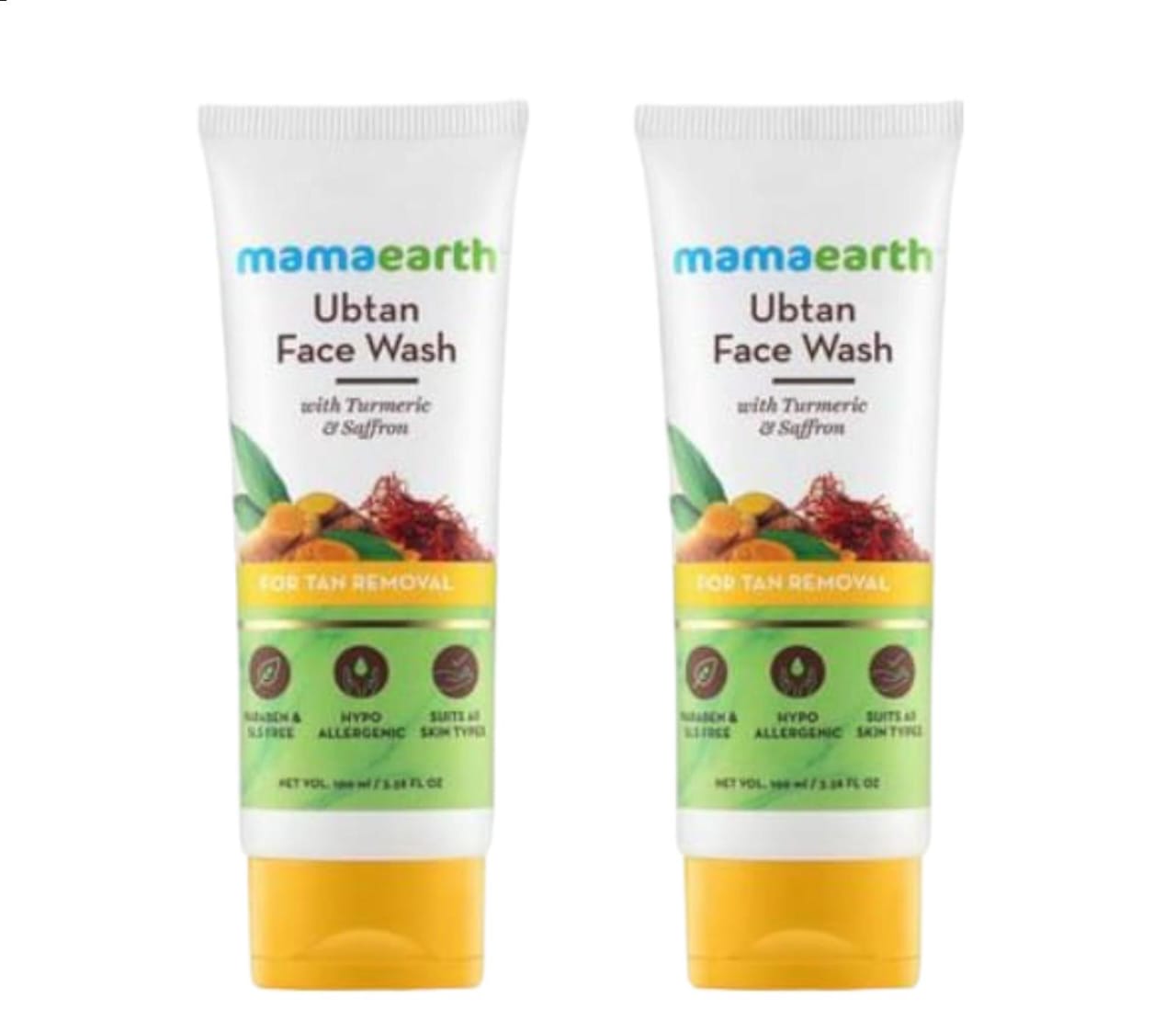 Mamaearth Ubtan Face wash Pack Of  Two 